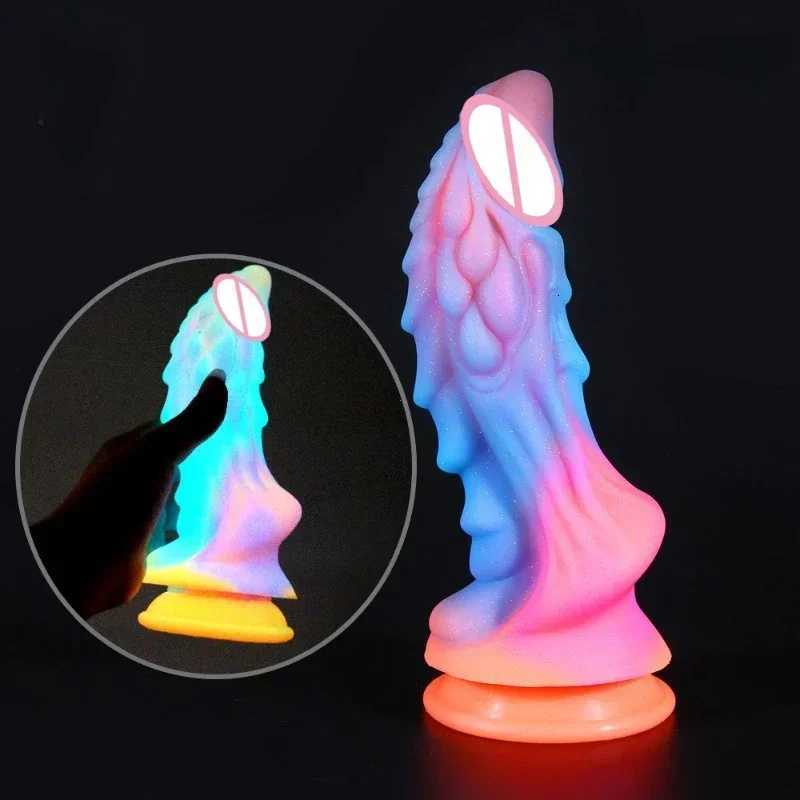 Dragon Dildo for Women Big Anal Dildo with Suction Cup Soft Monster Dildo Silicone Anal Plug Prostate Massager Sex Toys for Men XJ250806