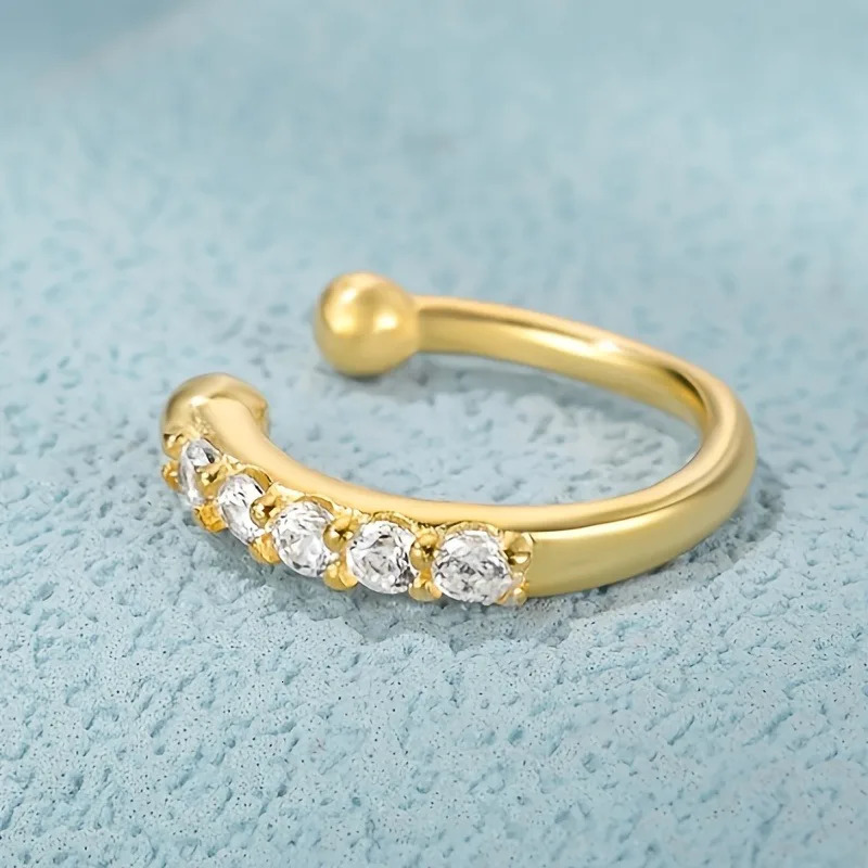 1pc Trendy Bohemian Summer Sexy Style False Nose Rings Adjustable No-Piercing Wearable Fashion Hip-Hop 250805