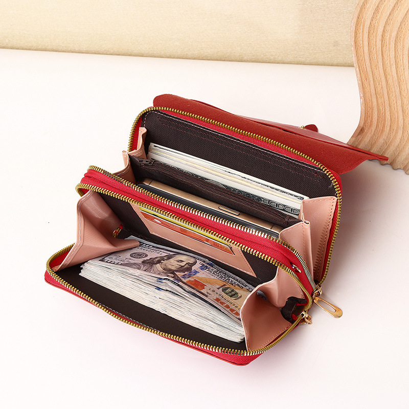 New Style for Women, Single Shoulder Crossbody Small Bag, Cover Head Magnetic Clasp, Multi-Compartment, High-Quality Texture Mini Phone Bag