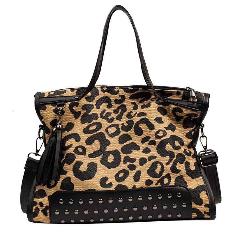 Hot Fashion leopard print women's European and American fashion style single shoulder crossbody bag commuter handbag