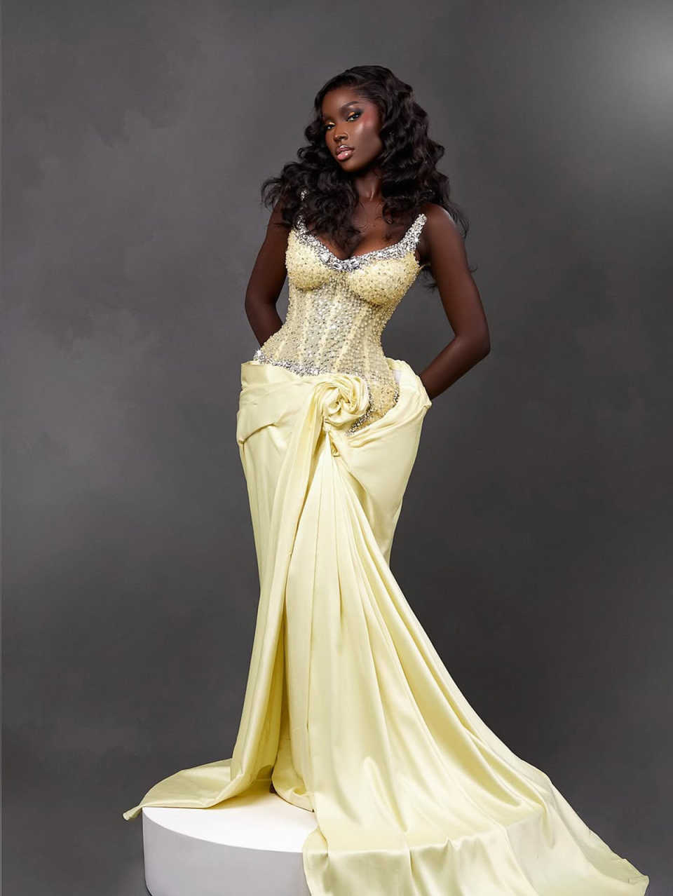 Luxury Customized Mermaid Evening Dresses Sweetheart Neck Lace Up Crystal Sequins Prom Gowns Birthday Party Dresses