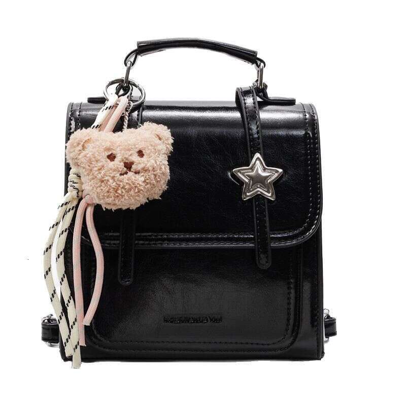 Girls' small leather bags, commuting handbags, multifunctional backpacks, ideal choices for teenagers, girls, and leisure outings
