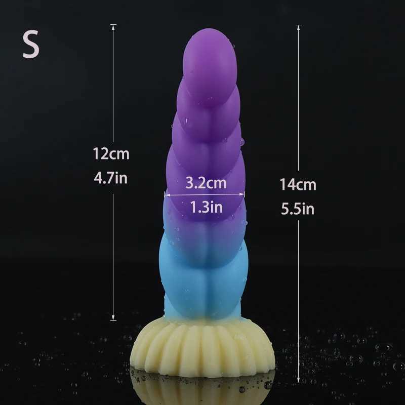 Simulated Dildo Anal Penetration Realistic Penis with Suction Cup Big Butt Plug Giant Monster Cock Dick Toy for Adults Men WomenXJ250806