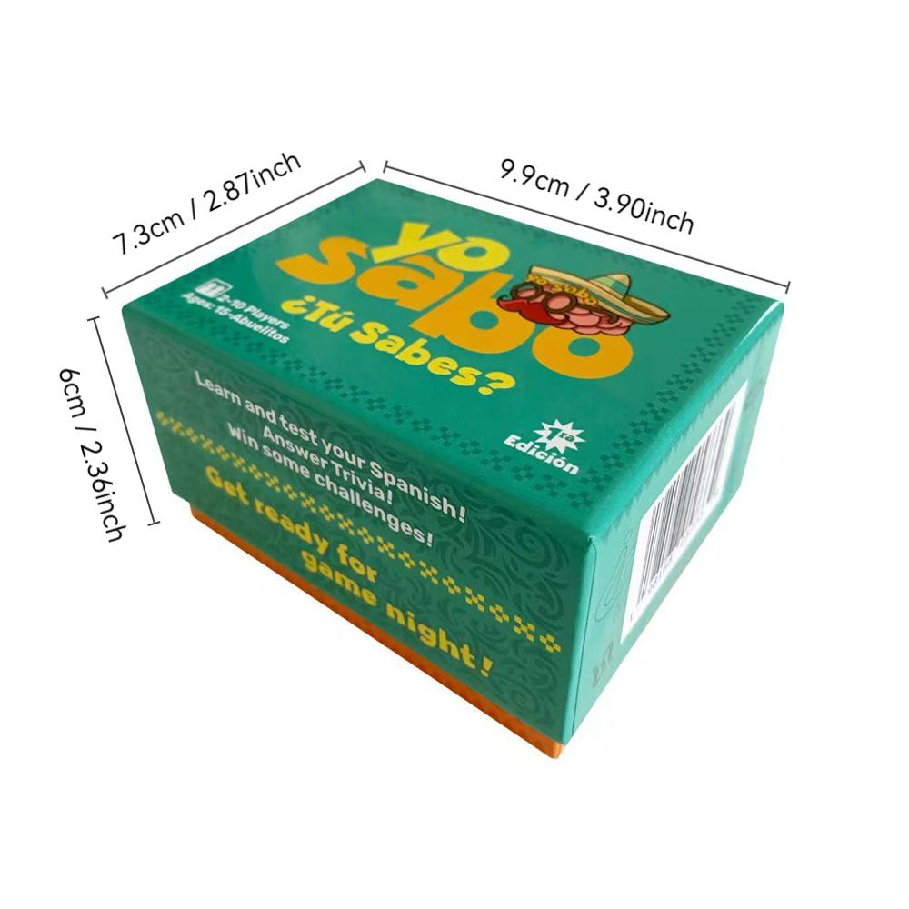 Yo Sabo Card Game - Engaging Latin Style Party Entertainment