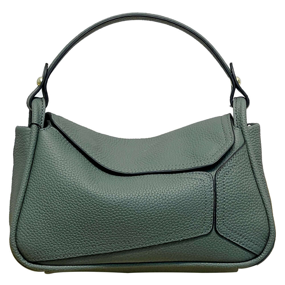 French Style Genuine Leather High-End Luxury Fashion Niche Commuter Pillow Crossbody Women's Shoulder Bag