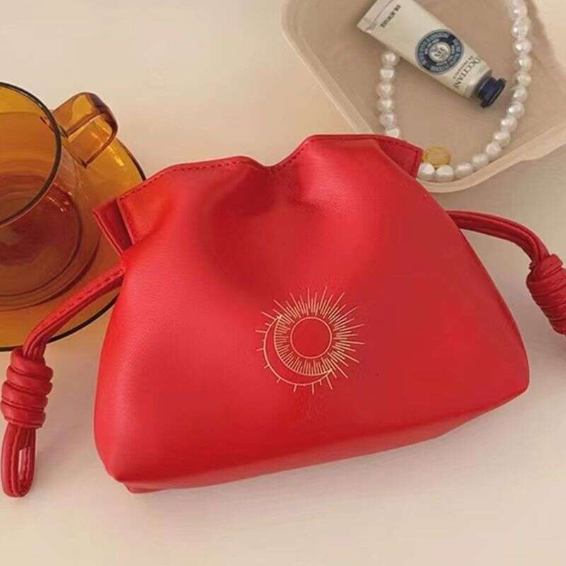 Designer Bag Tote bag Shoulder bag Makeup Festive Red New Style Lucky Clutch Waterproof Lipstick Key Storage Dumpling