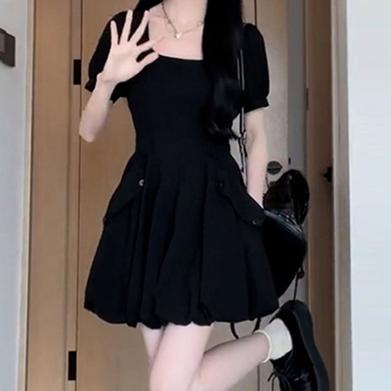 SY41804 Gentle French white dress women's summer 2025 new long skirt