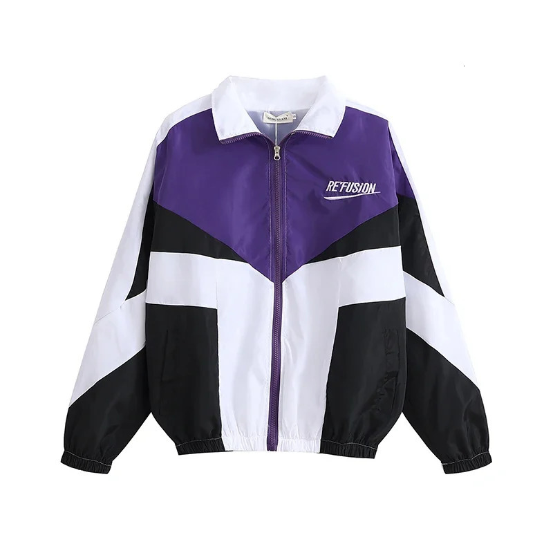 Varsity Jacket Men Street Wear Patchwork Embroidery Bomber Zipper Coat Women Couple College Style 250806