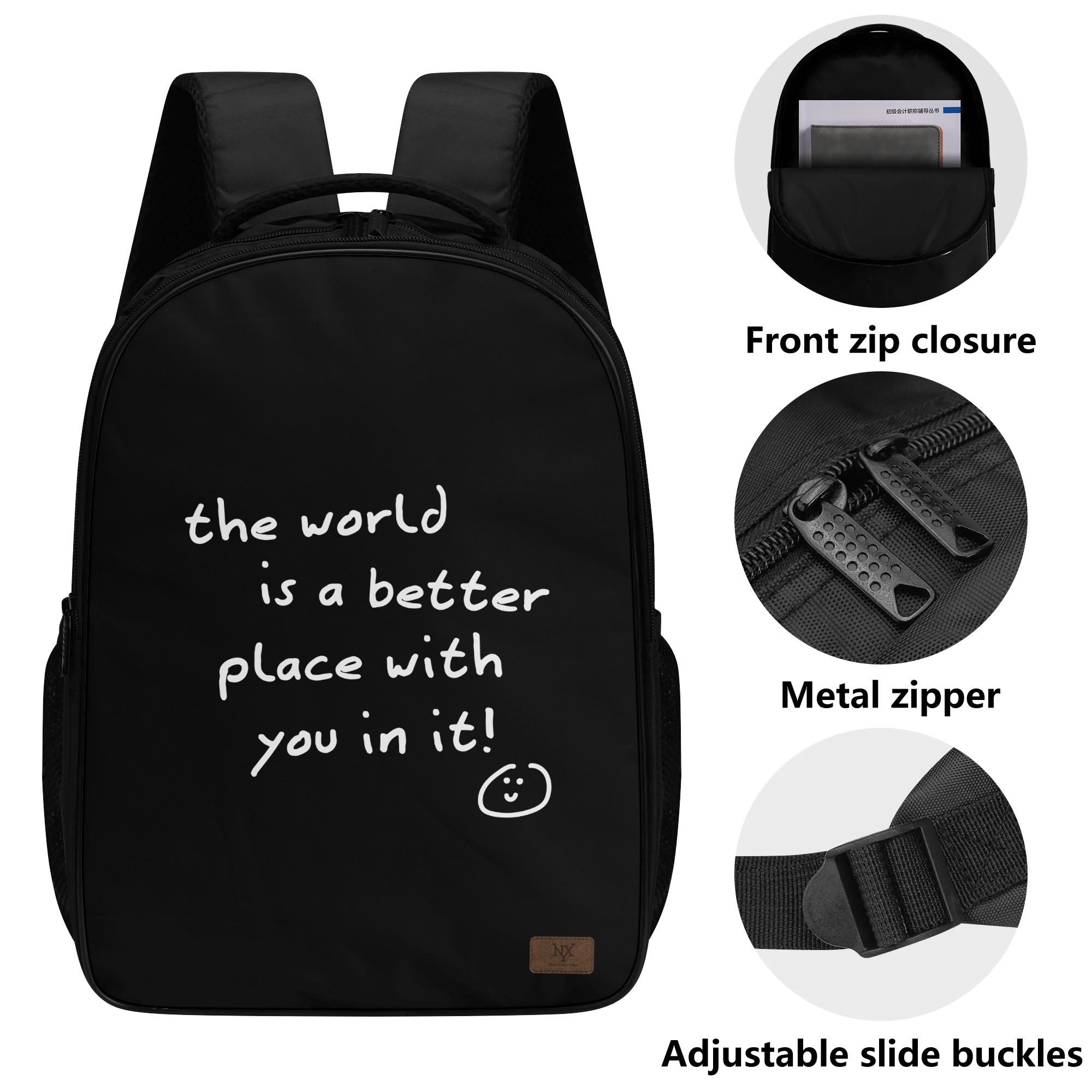 POP School Bags For Teenagers Boys Laptop Backpack Students Waterproof Fashion Printing Middle Book Bag 250815