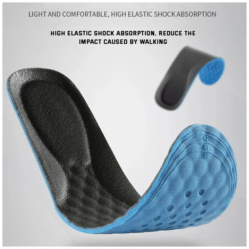 1Pair Leather Shoe Insoles for Feet Arch Support Orthopedic Insole Plantar Fasciitis Shoe Pads Shock-absorbing Cowhide Shoe Sole 250805