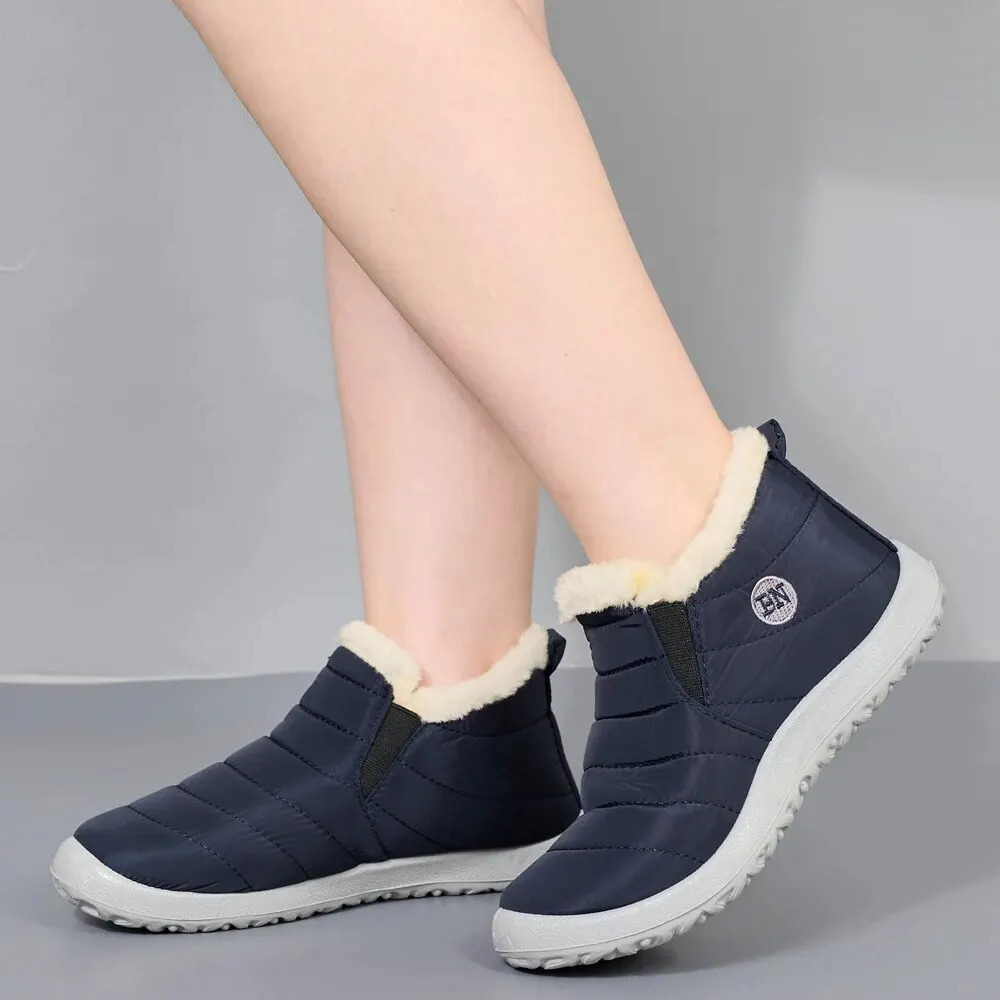 Winter Women Boots Waterproof Snow Boots Causal Ankel Boots Plus Size Women Warm Fur Cotton Shoes Plush 250731