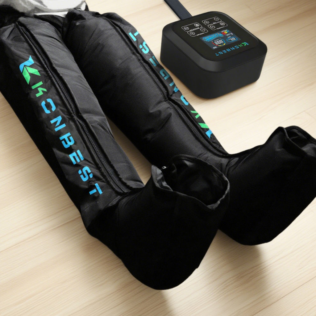 4 Chambers Compression Pressotherapy Leg Foot Massage Therapy Boots Sports Recovery Air Compression Boots