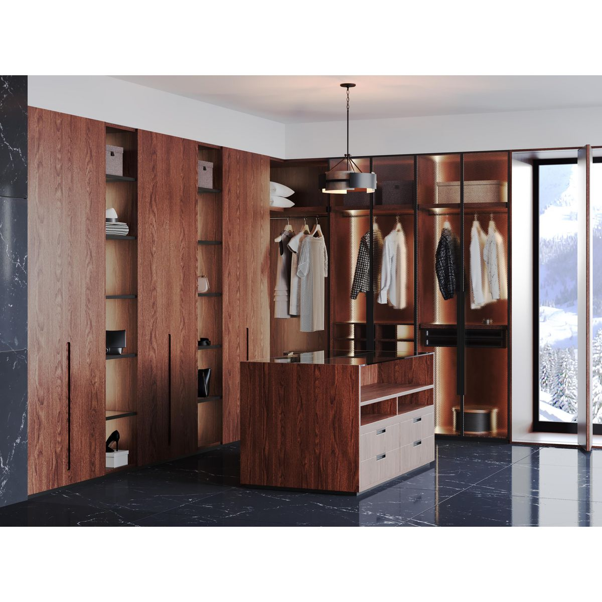 Luxury modern chandeliers for indoor and semi-indoor home decoration Z-P350203