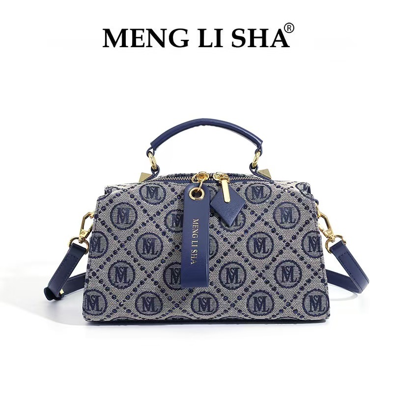 MENGLISHA spring and summer new women's bag light luxury simple handbag commuting to work large-capacity one-shoulder crossbody bag