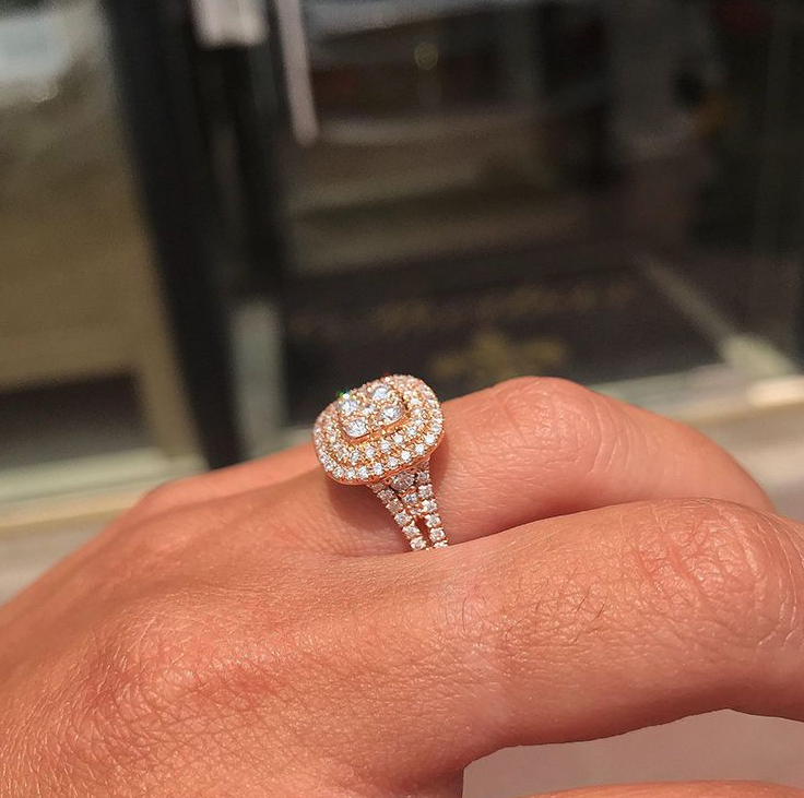 2025 Choucong Wedding Ring Luxury Jewelry 925 Sterling Silver Rose Gold Fill Round Cut 5A Cubic Zircon CZ Dimaond Gemstones Party Women Engagement Ban