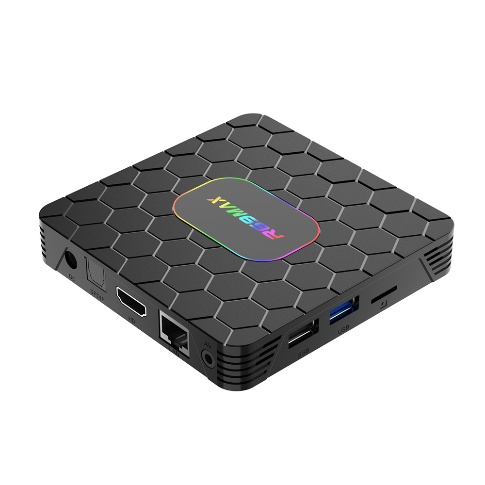 R69 Max Android 14 Smart TV Box Rockchip RK3528 Quad core 4gb RAM 32GB 64GB ROM 8K HD BT 5.0 Media Player Set Top Box