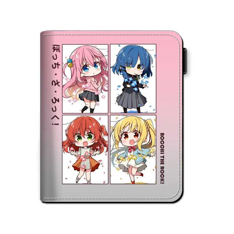 Anime Bocchi The Rock Gotoh Hitori Short Wallets Cute Ijichi Nijika Wallet with Coin PocketsXJ250806