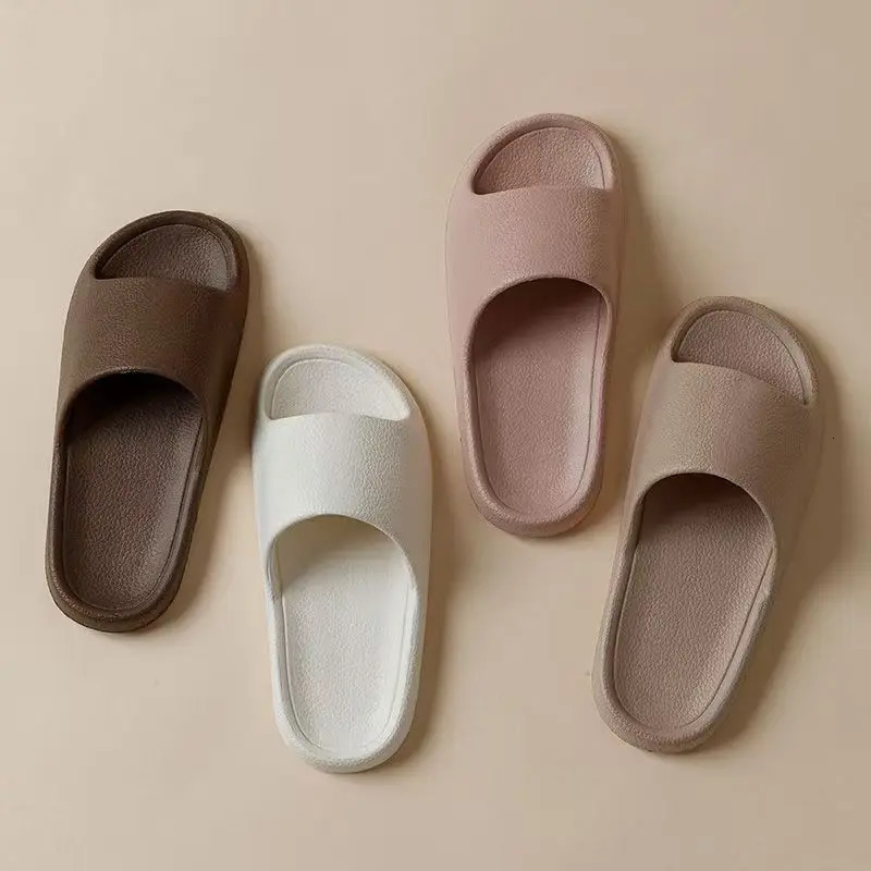 Fashion Women Slippers Summer Flat Lightweight EVA Home Bathroom Slippers Comfort Massage Couples Indoor Slides Shower Shoes 250731