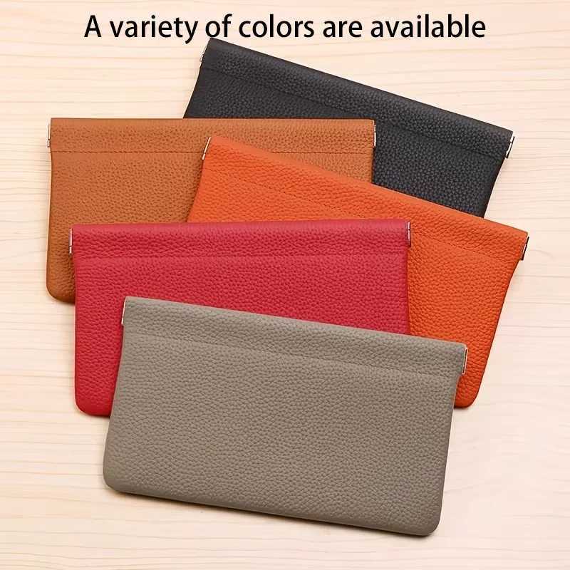 Real Cowhide Long Wallet Passport Drivers License Document Holder Data Cable Cosmetic Bag Storage Wallets for WomenXJ250806