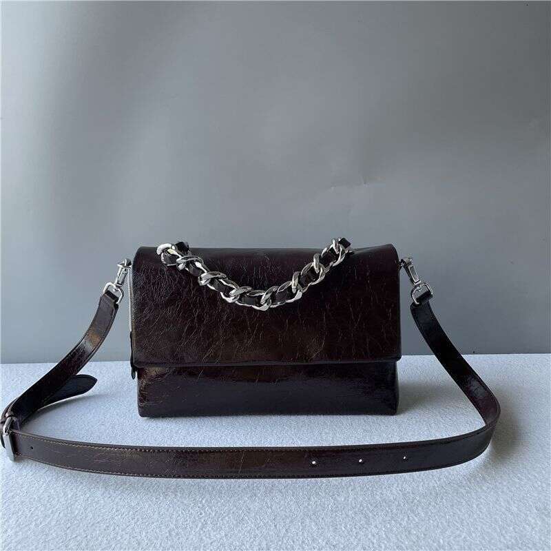 Designer Bag Tote Shoulder Bag High Quality Top Layer Oil Wax Cowhide Handbag Crossbody Commuting Versatile Large Capacity Fashion Women S