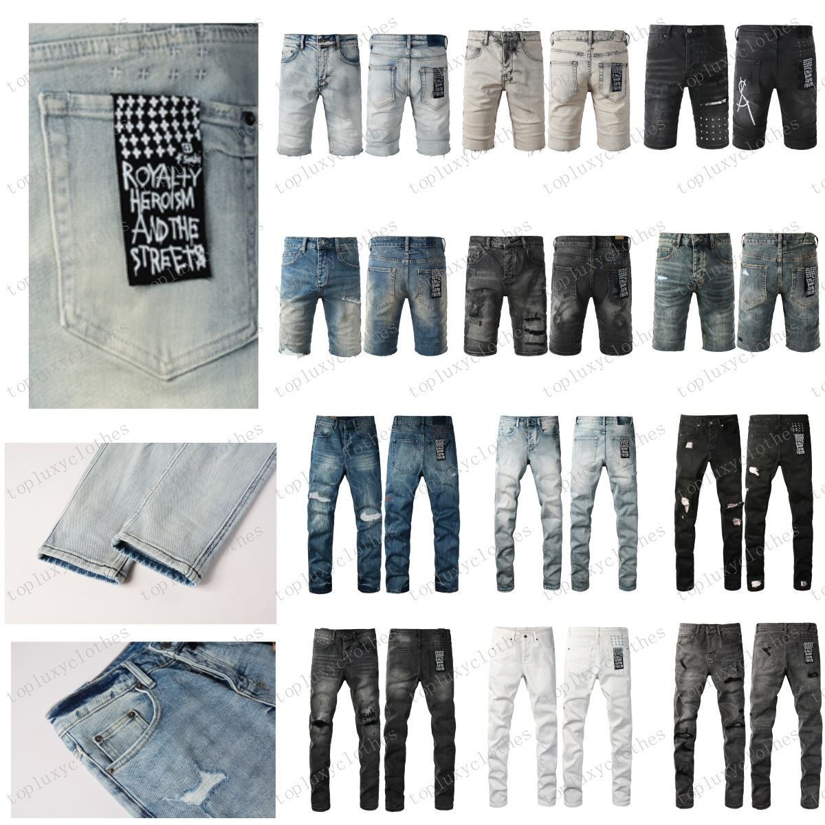 Designer jeans ksubi jeans Men Pants Trouser High Quality Straight Retro Streetwear Casual Sweatpants ksubi jean Designers Joggers purples jeans Pants Jeanse