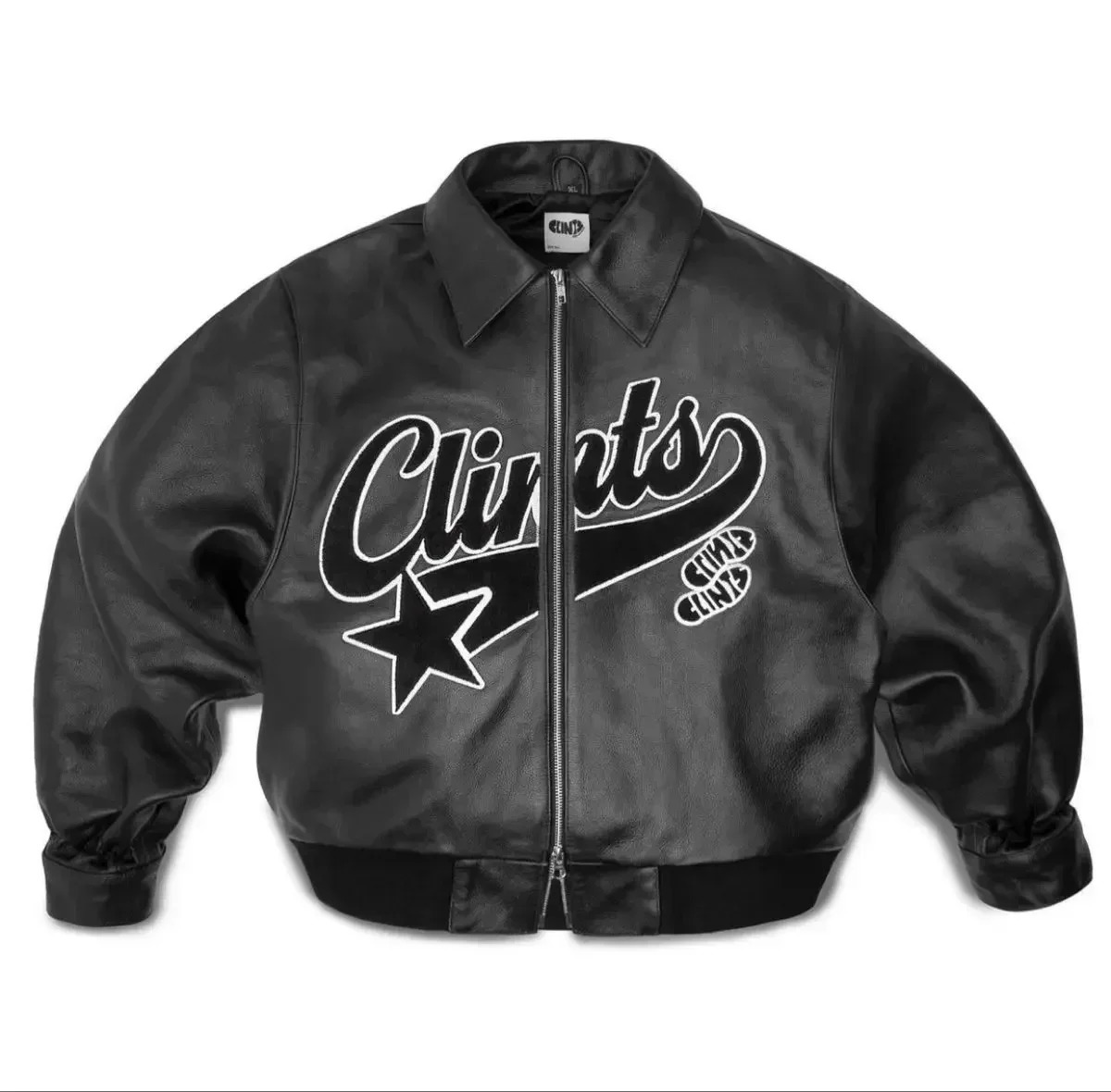 Y2k Gothic Punk Leather Jacket Hip Hop Punk Pattern Embroidered Motorcycle Jacket Fashionable and Simple Streetwear Zipper Coat 250806