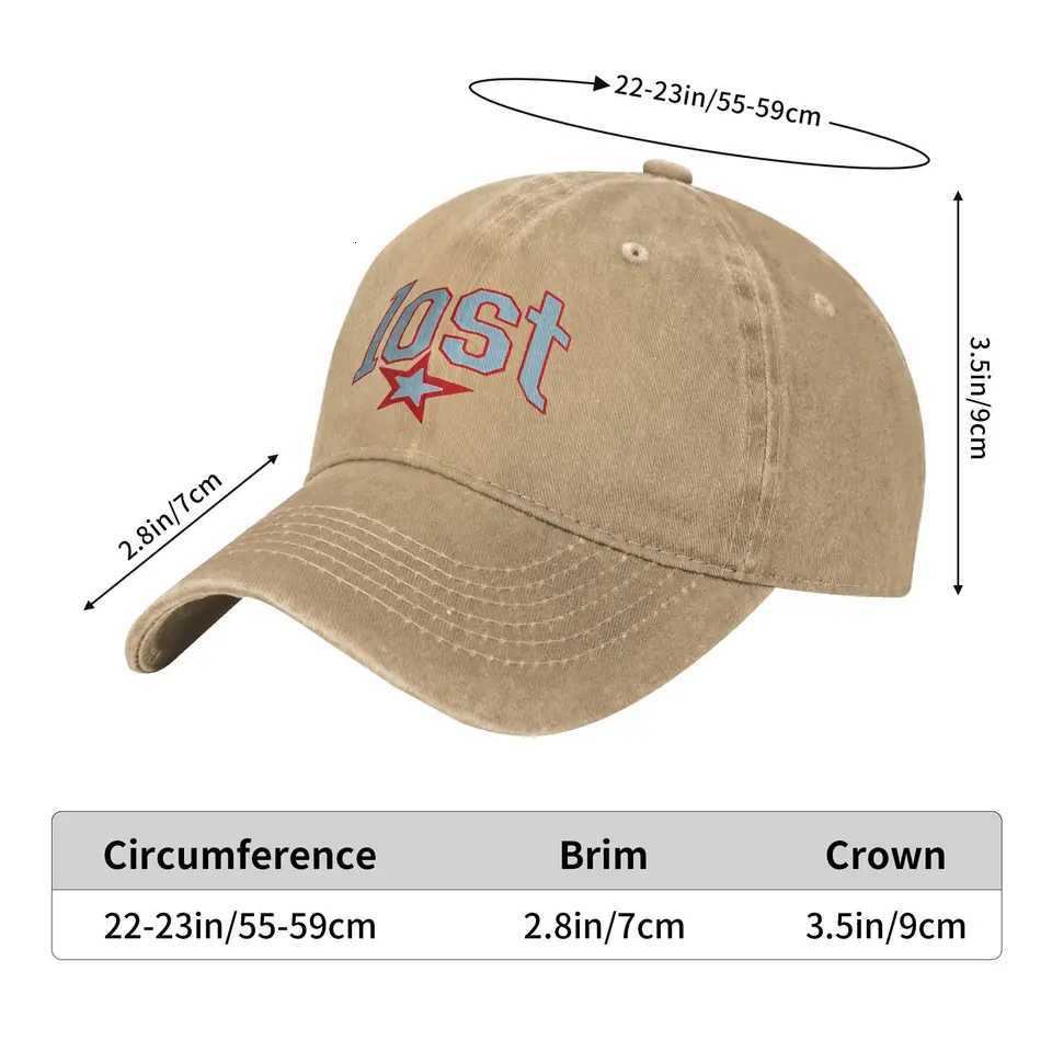 MGK Lost Americana Rapper Baseball Vintage Distressed Cotton 2025 New Album wear Unisex Outdoor Unstructured Soft Hat Y250805