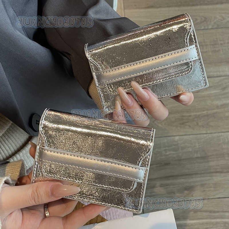 Genuine Leather Womens Card Holder Top Layer Cowhide Large Capacity Multi-card Slot Solid Color Mini Card Case New Fashion Simple Card Clip H250806