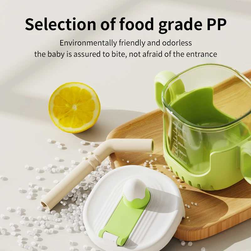 1-3 Years Old Childrens Drinking Cup Baby Drinking Cup Sippy Cup Drop Proof Removable Milk Cup with Graduated Handle X250806