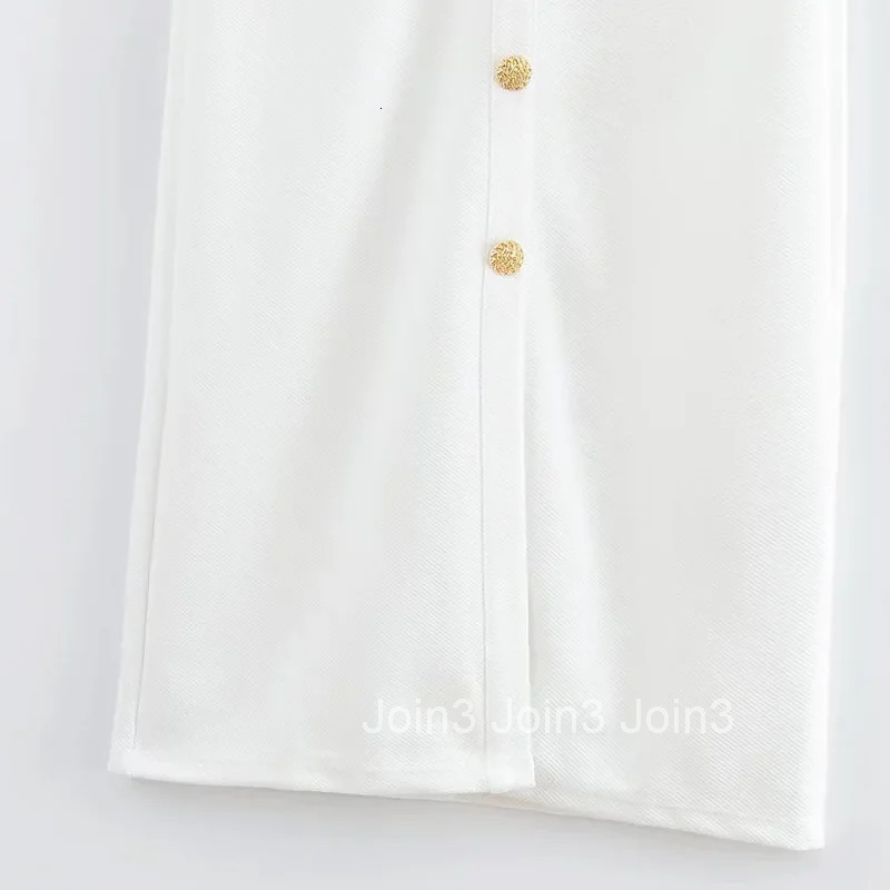 TRAF Sleeveless Solid Long Dresses Woman Summer Ruched Elegant Party Dresses Bodycon Shirt Midi Dress Office Holiday Dress