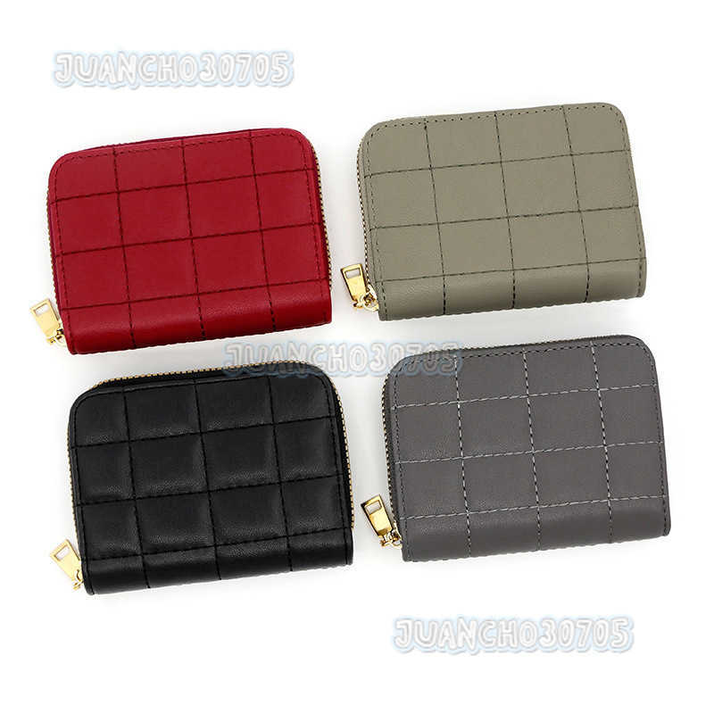 New Womens Card Holder Simple Style Subtle Pattern Accordion Card Holder Large Capacity Multi-card Slot Card Holder Zipper Bag Clutch H250806
