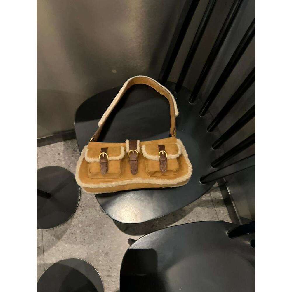 Designer Bag Tote Shoulder Bag Autumn Winter High End Suede Lamb Wool Handbag New Korean Version Matte Pocket Versatile