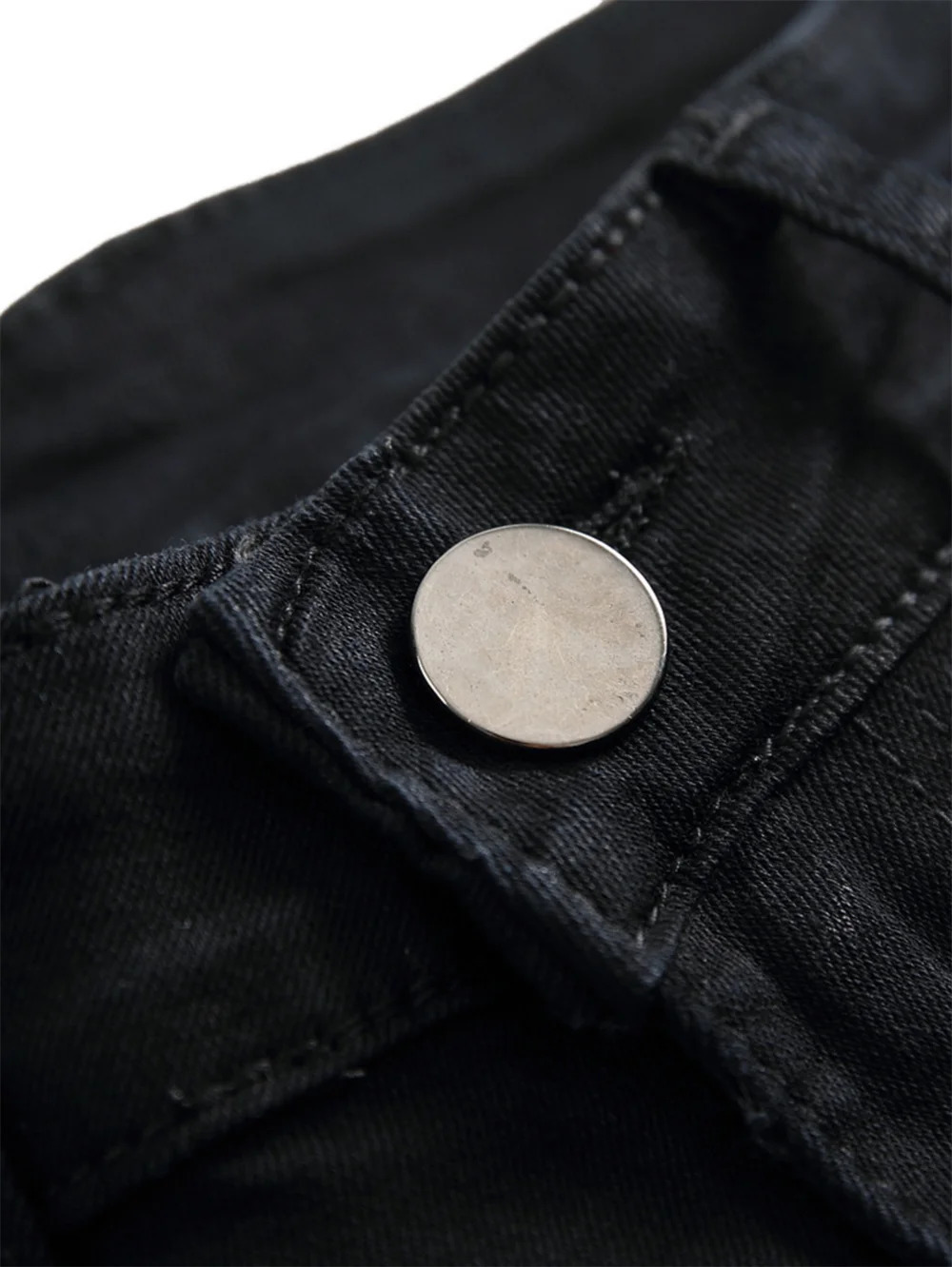 Stylish Street Style Men Hiphop Holes Stretch Slim Pencil Jeans Trousers Male Distressed Cotton Skinny Denim Pants 250805