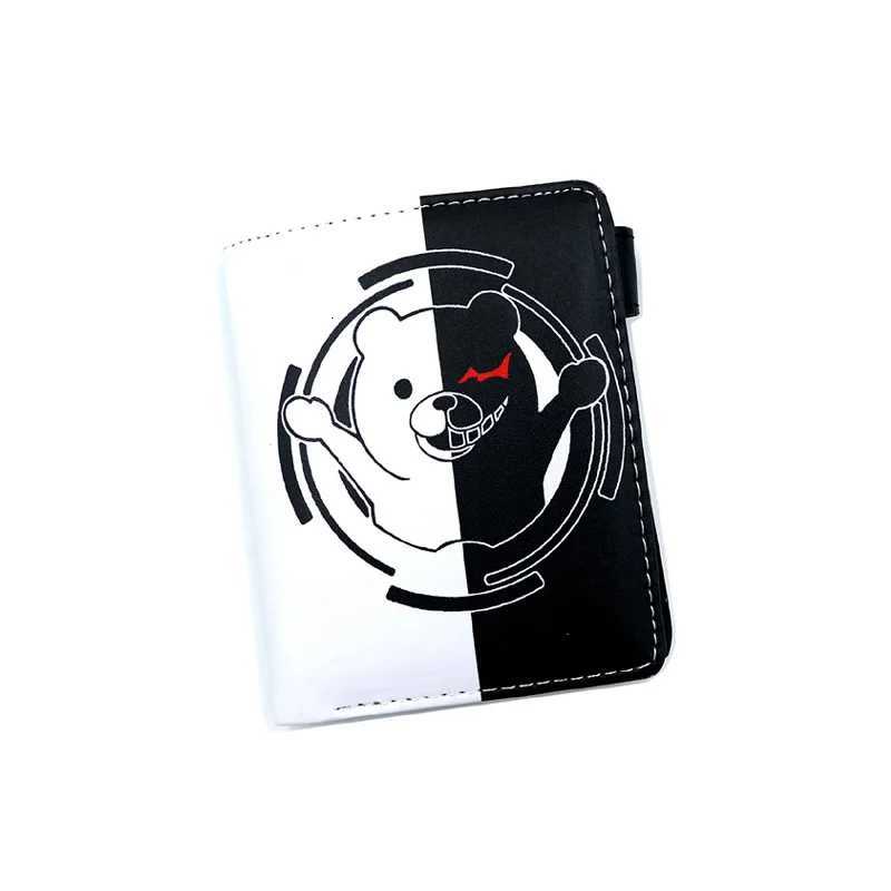 Anime Danganronpa Men Wallets Monokuma Cartoon Short Purse With Coin BagXJ250806