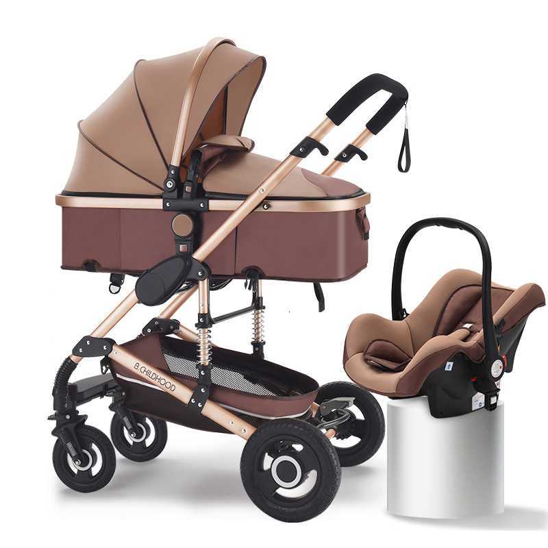 Baby stroller - two-in-one multi-functional, convertible between sitting and lying, double-sided shock-absorbing, foldable - newborn baby stroller X25