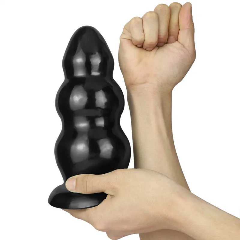 huge anal plug dildo stimulates anus and vagina big butt plug with suction cup anal dilator sex toys for women men masturbator 18 XJ250806