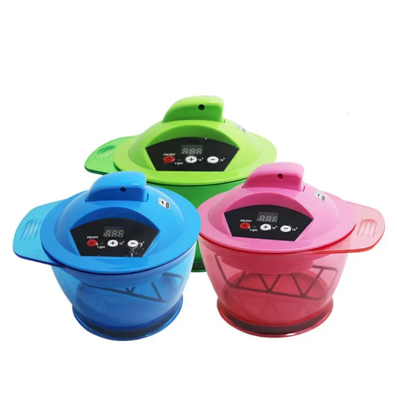 Professional Hair Color Wax Dyeing Electric Coloring Automatic Mixer Mixing Bowl Hairdressing Tool Device 250805