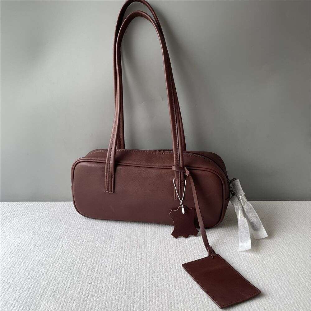 Designer Bag Tote Shoulder Bag New Genuine Leather Handbag Underarm Fashion Versatile Simple Bowling Large Capacity Baguette