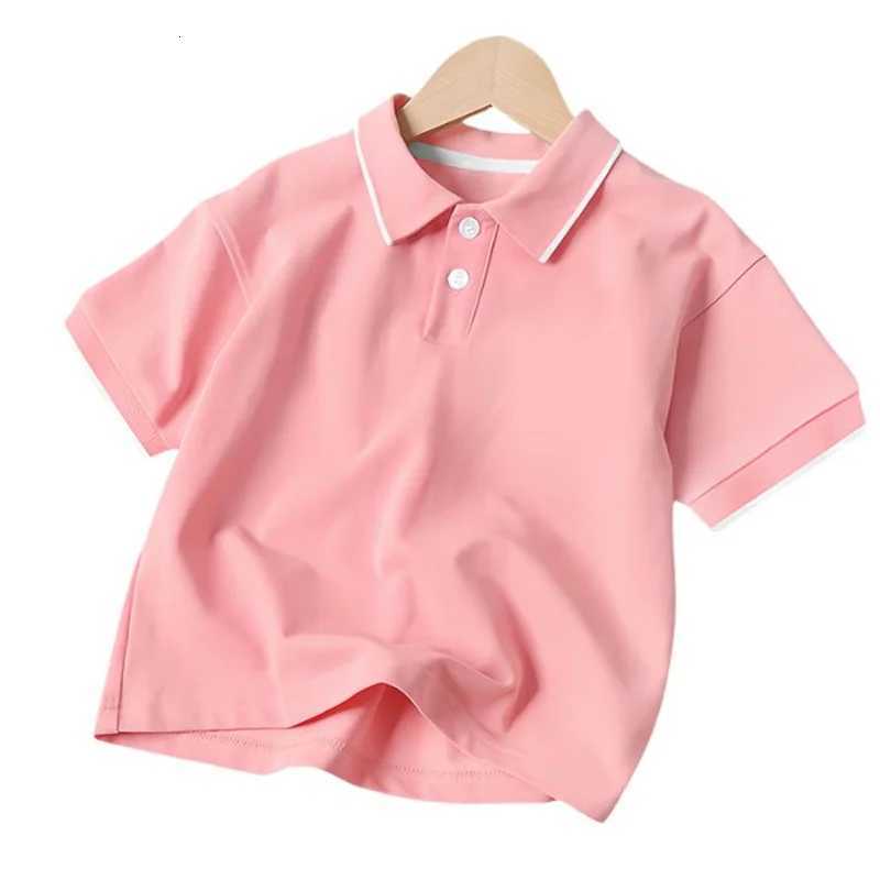 T-shirt for Boys Summer 2025 Polo Soft Cotton Baby Girls T Shirt Casual Kids Children Tops Tee Clothes Birthday Teen 1-8 Years X250806