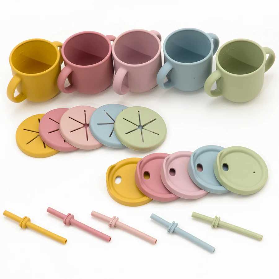 New Design Portable Multi-Function Drinking Cup Baby Feeding Liquid Feed Leak-Proof Straw Cup Food Storage Snack Cup X250806