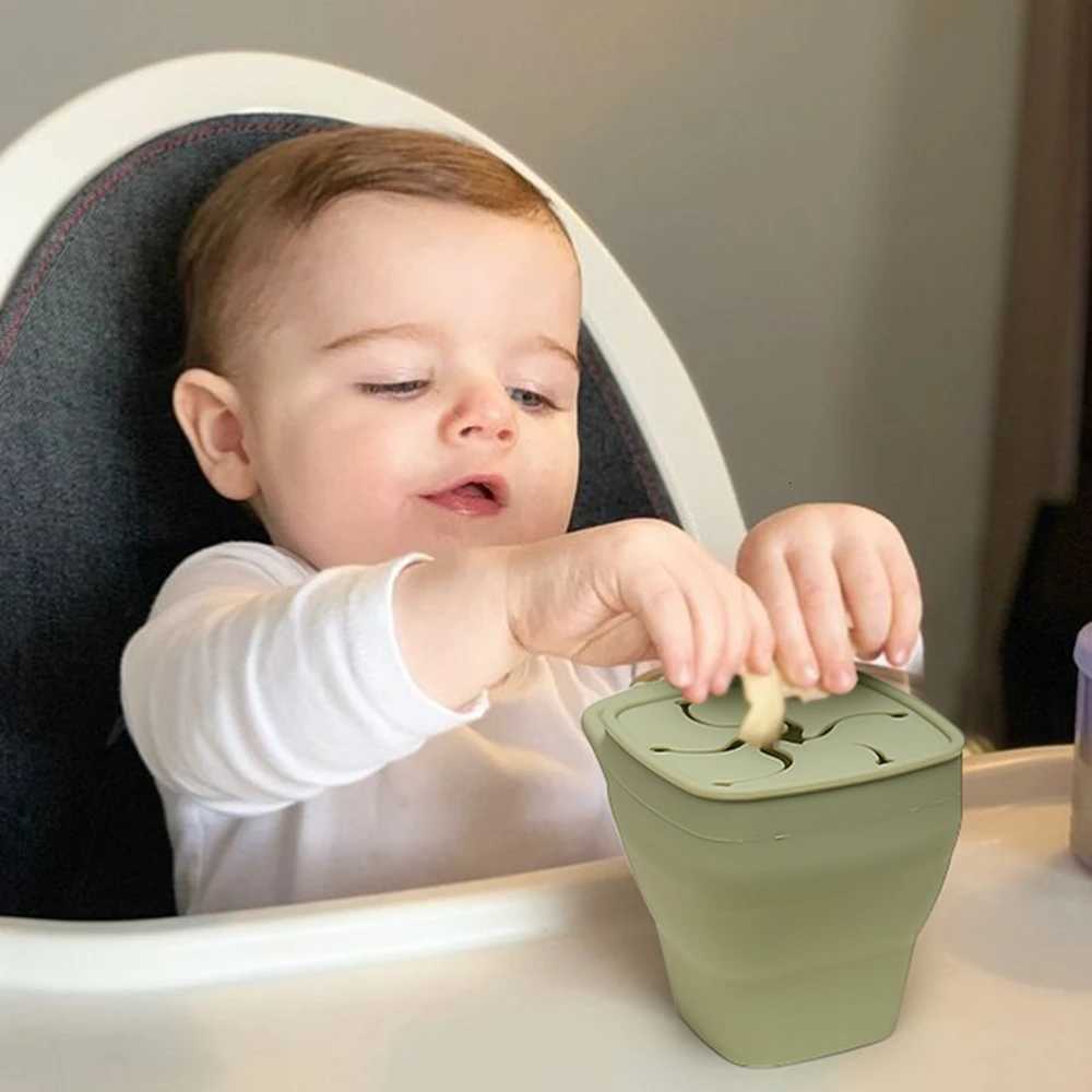 Baby Feeding Drinkware Straw Cup Cartoon Cat Baby Learning Feeding Cup Bib BPA Free Silicone Tableware Toddler Water Bottle X2508061
