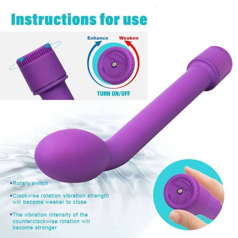 Powerful G-Spot Vibrator Women Nipple Clitoris Stimulator Anal Orgasm Finger Shaped Dildo Sex Toys for Adults