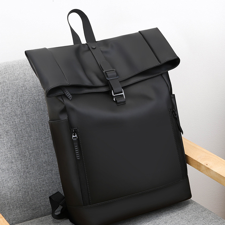 Free Shipping Designer Luxury New Men's Double Shoulder Bag Large Capacity Commuter Casual Travel Business Backpack 17inch Retro Student Bag
