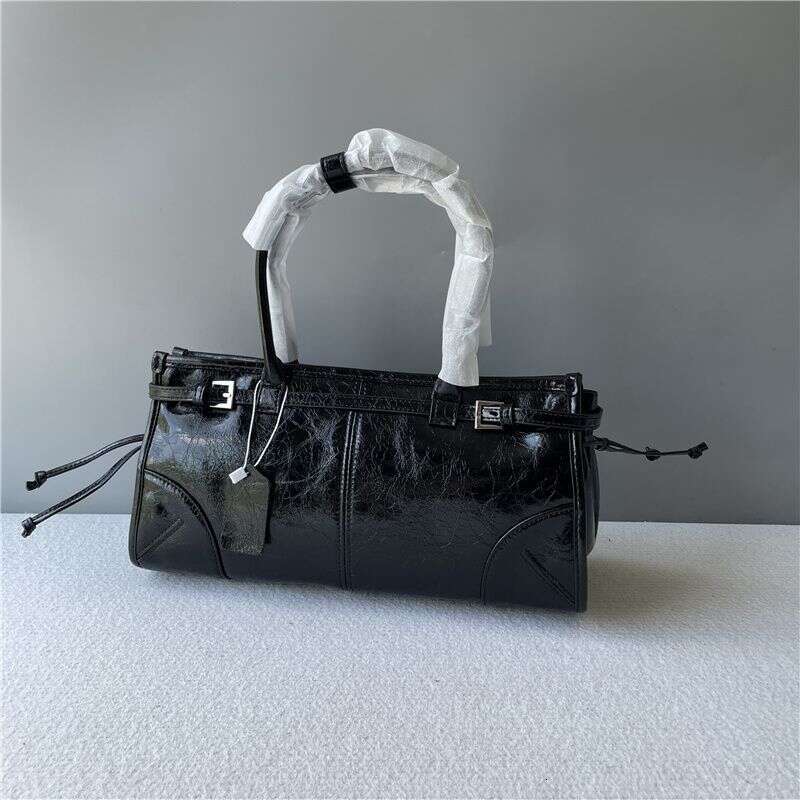 Designer Bag Tote Shoulder Bag Niche Cowhide Handbag New Luxury Top Layer Oil Wax Genuine Leather Versatile For Women