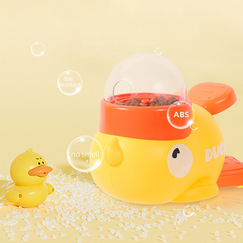 Dog toys with food leakage, pet toy dog feeding device, interactive feeding tool, dog's self-relaxation and entertainment