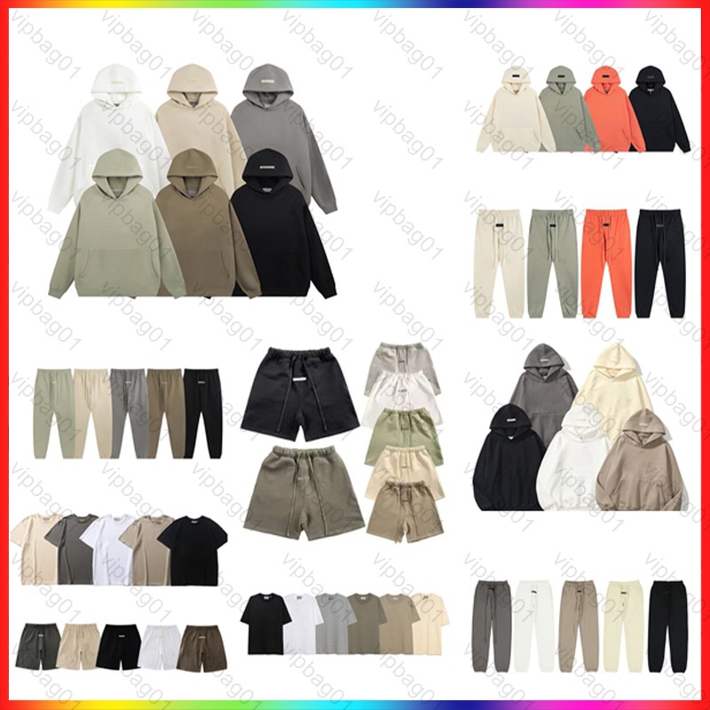 5A Designer Hoodie Men's Women's essential Hoodies Sweater Sweatshirts 3D Letter printed 100% cotton essentials Hoody essentialsasas Shorts sweatpants tracksuit