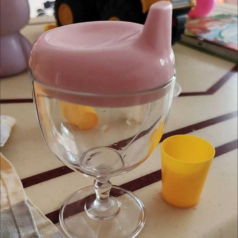 ParentChild Feeding Cup 150ml Duckbill Trainer WineGlass Fun Design Durable Material Full Moon Gift Set X2508061