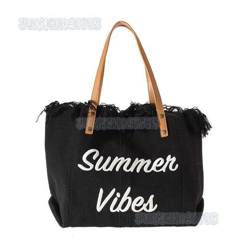 Bag Large Capacity Canvas Bag Embroidered Tote Bag Handbag Womens Bag Woven Beach Bag Shoulder Bag Bags H250806