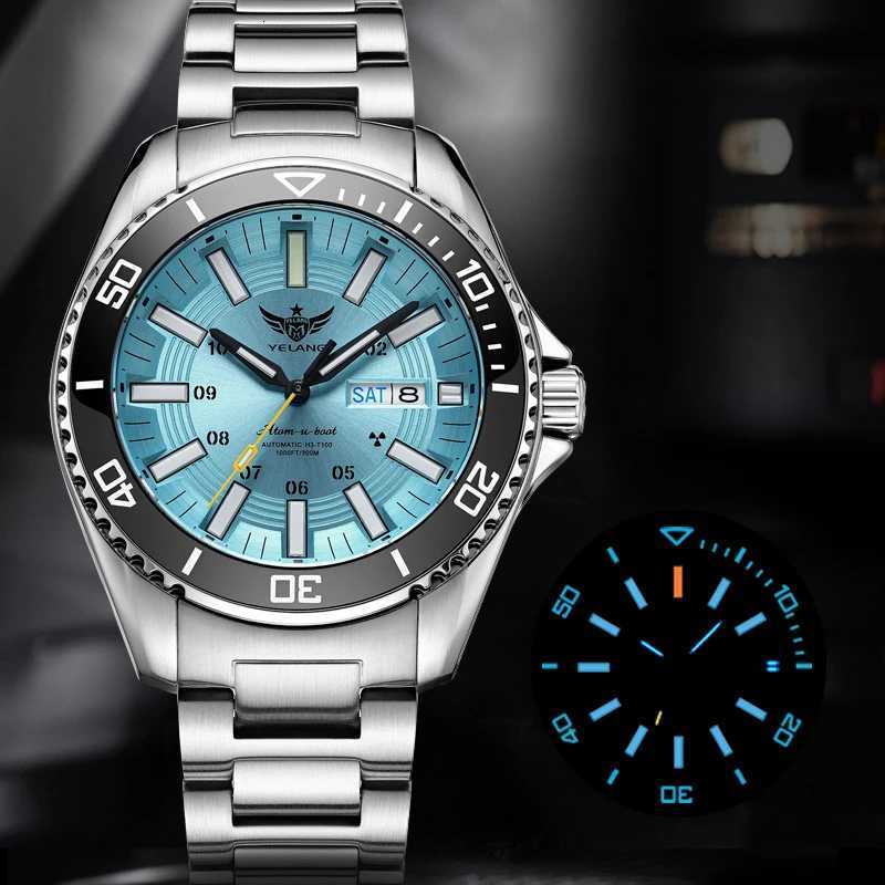 Yelang V1032 Automatic Mens Watch 300m 30Bar Waterproof Dive Watch for Men Luminous 44MM V1032 W250806