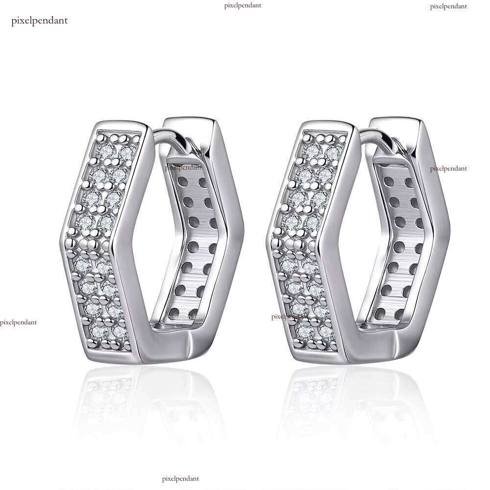 Sier D VVS Moissanite Stud Earrings Women's Jewelry